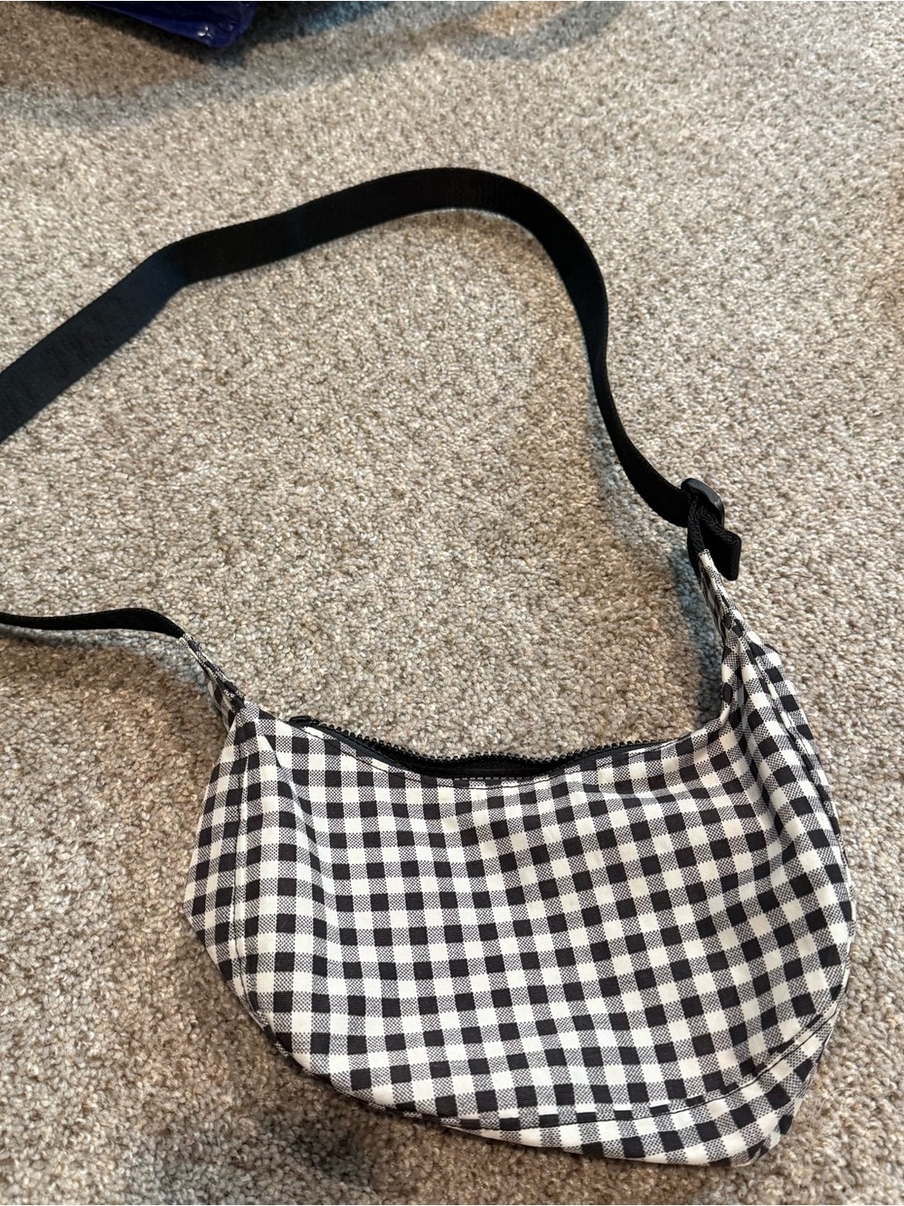 Baggu Gingham Small Crescent Bag